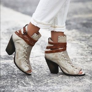 Freebird Eagle Open-Toe Booties